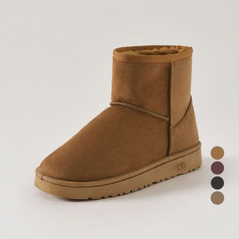 착한구두 여성용 컬리지 퍼안감 숏 어그부츠 WTSDR4d250