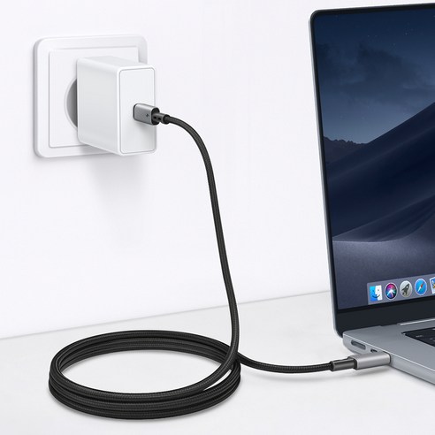 홈플래닛 C타입-C타입 USB4.0 8K 썬더볼트4 호환 240W 40Gbps 고속충전 데이터 케이블 이미지 3