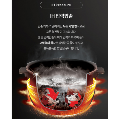쿠첸 브레인 IH 전기압력밥솥 6인용 후기 분석 - 조리 완성 이미지