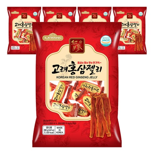 일광제과 고려홍삼젤리 280g, 5개 맛있게 먹은 솔직 후기 - 상품 이미지 1
