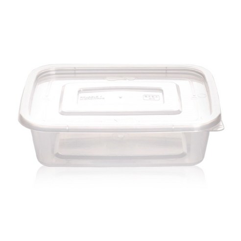 생활미소 사출 다회용 밀폐사각용기 300ml 이미지 2