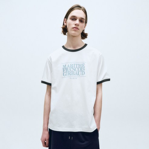 마리떼프랑소와저버 남성용 CLASSIC LOGO COLOR POINT TEE