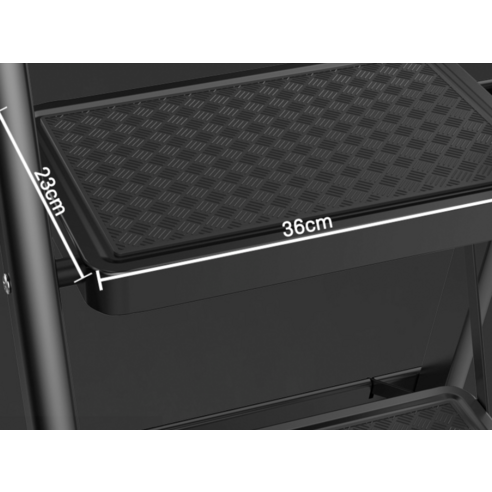 코끼리리빙 접이식 스툴 사다리 A형 4단 화이트 후기 분석 - 보관 편의성 상세