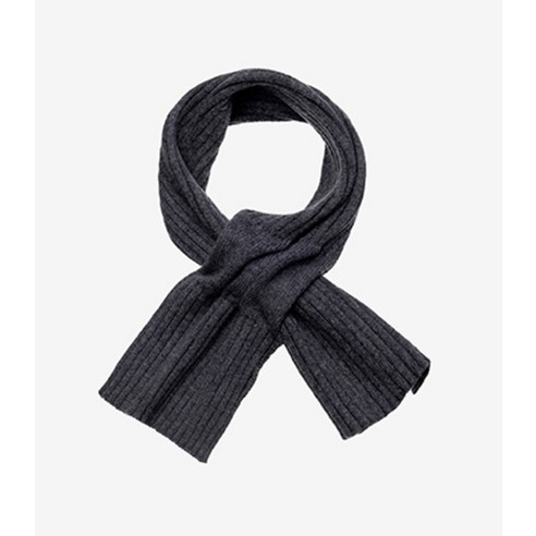 마인드브릿지 남녀공용 캐시미어 숏머플러 후기 분석 - 후면 마감