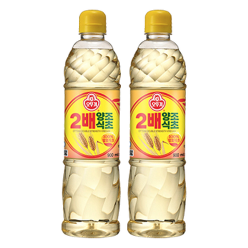 오뚜기 2배 양조식초, 900ml, 2개