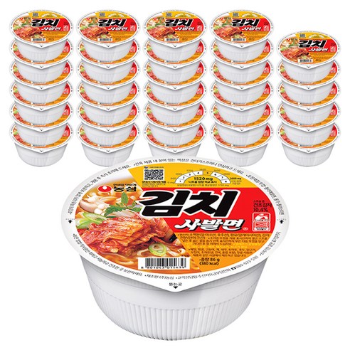 김치사발면 86g, 60개