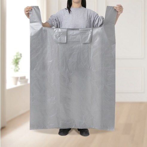 코멧 대용량 이사 비닐봉투 그레이, 240L, 10개