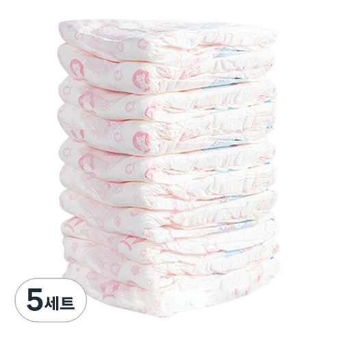 펫코노미 강아지 칭찬해 기저귀 암컷용, 중형, 10개입, 5세트