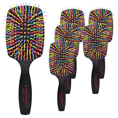 아이캔디 볼륨 S 패들 헤어브러쉬, 블랙, 6개