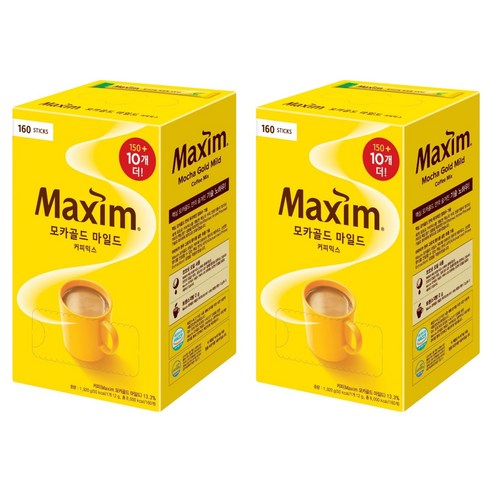 맥심 모카골드 마일드 커피믹스 - 일반커피믹스 | 쿠팡