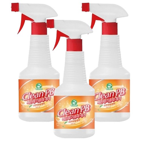 청소해결사 크린피비 찌든때 기름때 제거, 650ml, 3개