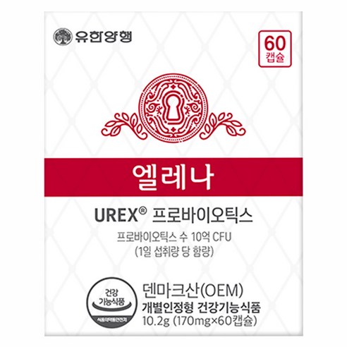 엘레나 유렉스 프로바이오틱스 유산균, 60정, 1개