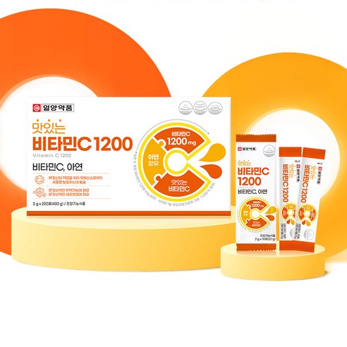일양약품 맛있는 비타민C 1200 400g, 1박스 이미지 4