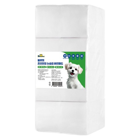 블루펫 프리미엄 논슬립 배변패드 무향 50g, 160개입, 1개