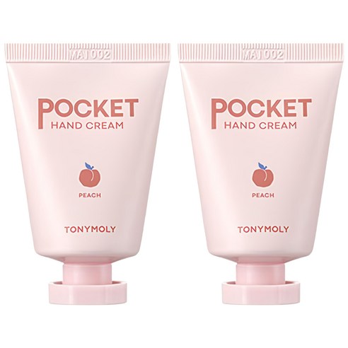 토니모리 포켓 핸드크림 피치, 30ml, 2개