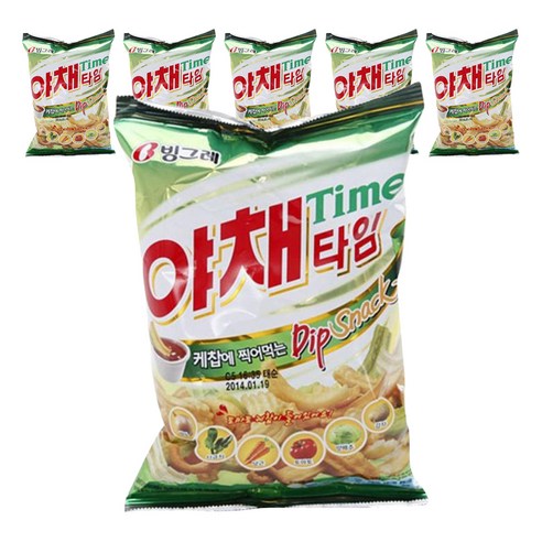 빙그레 야채타임, 70g, 5개