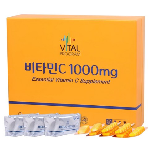바이탈프로그램 정품 비타민C 1000mg 맛있게 먹은 솔직 후기 - 상품 이미지 1