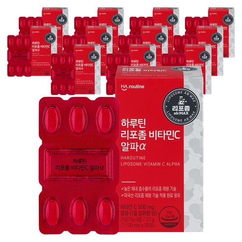 하루틴 리포좀 비타민C 알파, 30정, 12개