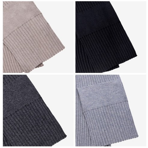 마인드브릿지 남녀공용 캐시미어 숏머플러 후기 분석 - 근접 텍스처