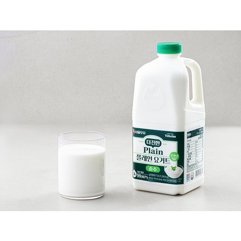 바쁜 아침, 서울우유 더 진한 순수 플레인 요거트로 건강하고 맛있게 시작하세요.
