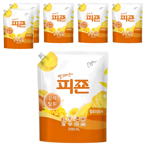 피죤 레귤러 옐로미모사, 2.1L, 6개