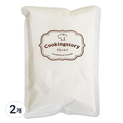 쿠킹스토리 슈가파우더, 500g, 2개