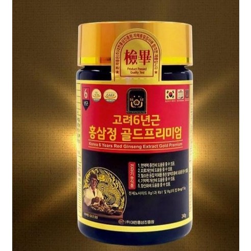黃金頂級高麗6年根紅蔘精, 240g, 4個- 優惠推薦| Coupang 酷澎