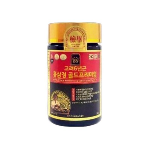 黃金頂級高麗6年根紅蔘精, 240g, 4個- 優惠推薦| Coupang 酷澎