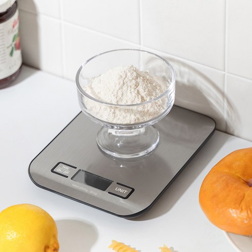 홈플래닛 스테인레스 디지털 백라이팅 주방저울 1kg 솔직 후기 | 실사용자 리뷰 분석 - 상품 이미지 2