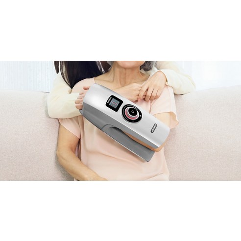 메디니스 엘보타파 전완근 마사지기 후기 분석 - 측면 착용 샷