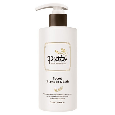 퓨토 시크릿 샴푸 앤 바스 올인원 워시, 300ml, 1개