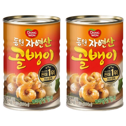 동원 매실청 자연산골뱅이, 400g, 2개 400g × 2개, 400g × 2개 섬네일