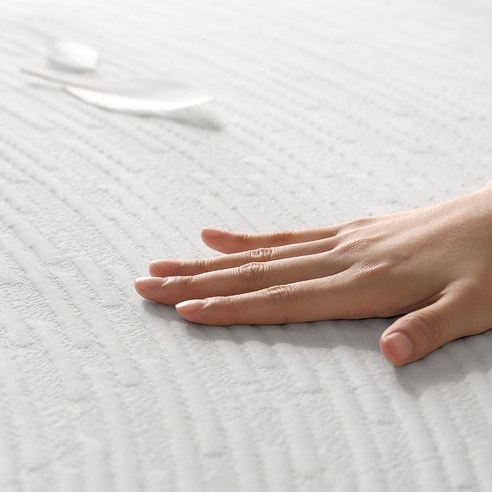 지누스 라돈테스트 기준충족 베이직 메모리폼 토퍼 후기 분석 - 토퍼 측면 두께감