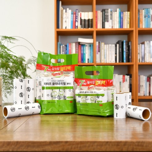 스카치브라이트 실속형 멀티팩 테이프 클리너 리필 후기 분석 - 절취선 상세 모습