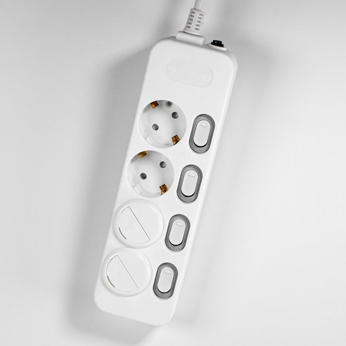 써지오 개별 멀티탭 4구 DH-1648-MT + 안전커버 2p 솔직 후기 | 실제 배치 사진 포함 - 상품 이미지 2