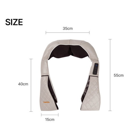 해피룸 휴플러스 무선 목어깨 안마기 후기 분석 - 통기성 메쉬 소재