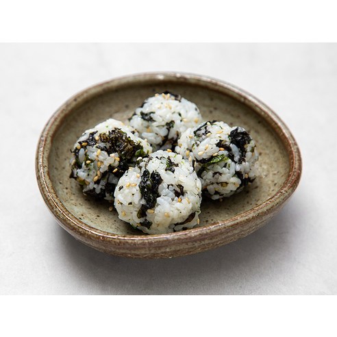 곰곰 김자반 후기 분석 - 밥 위에 뿌린 이미지