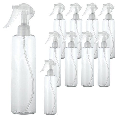 헤어 스프레이 분무 공병 300ml, 투명(캡), 10개