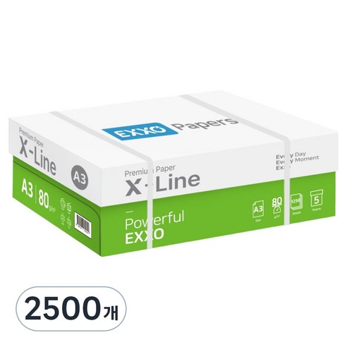 엑소 엑스라인 복사용지 80g, A3, 2500개