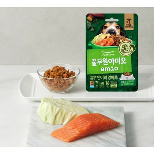 풀무원아미오 전연령 강아지 자연담은 영양식 습식사료 이미지 2