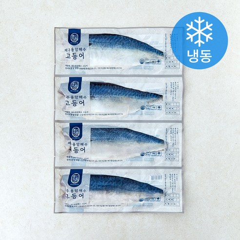 본디드림 제주산 용암해수 고등어살 중 (냉동), 4개, 120g