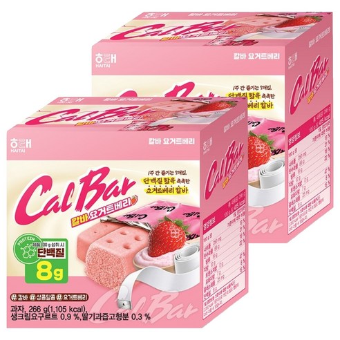해태제과 칼로리바란스 요거트베리 7p, 266g, 2개