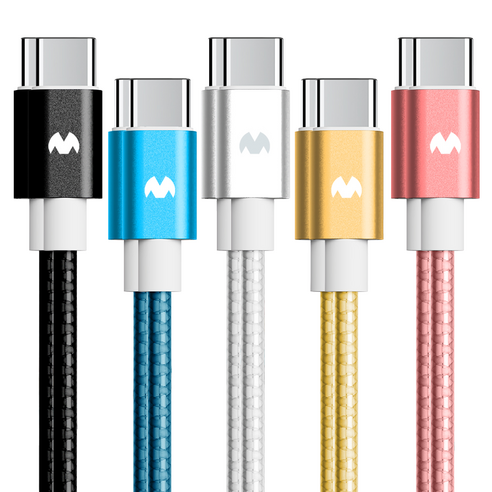 구스페리 C타입 to USB 고속충전 케이블, 1.5m, 혼합색상, 10개