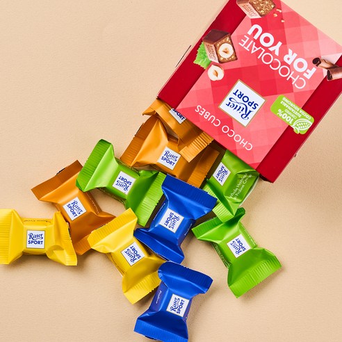 리터스포트 초코큐브는 달콤함과 다양한 맛의 조화로 초콜릿 애호가들에게 큰 만족감을 선사합니다.