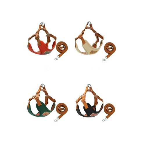 파스텔펫 반려동물 곰돌이 하네스 + 리드줄 세트 이미지 4