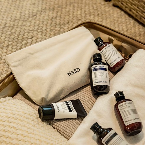 나드 트래블키트 5종 + 코튼파우치, 1세트 후기 분석 - 바디워시 디테일