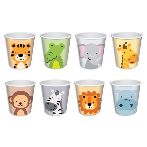코멧 동물 종이컵 190ml 이미지 2