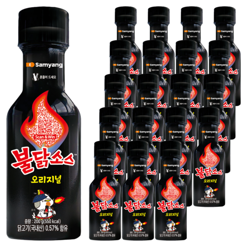 불닭 소스 오리지널, 200g, 20개