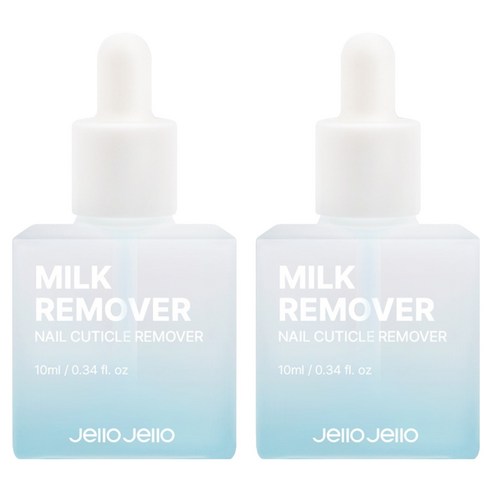 젤로젤로 밀크 큐티클 리무버, 10ml, 2개
