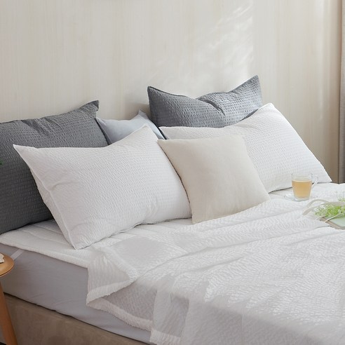 코멧 홈 시어서커 베개커버, 꿀잠의 시작!